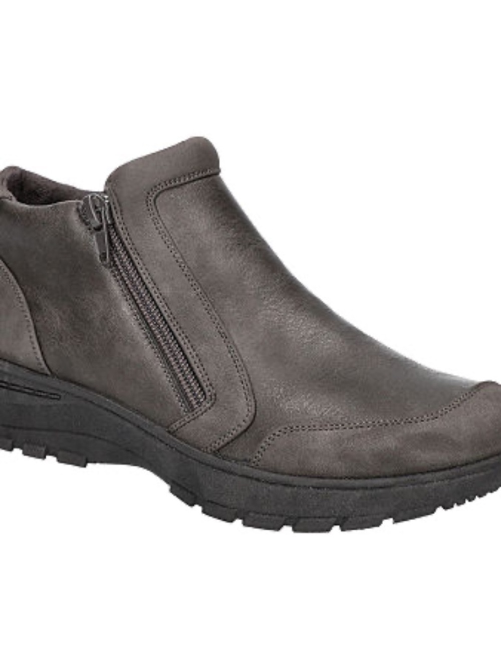 Women's Easy Works by Easy Street Jovi Boots Gray Ankle Bootie HAWK1255